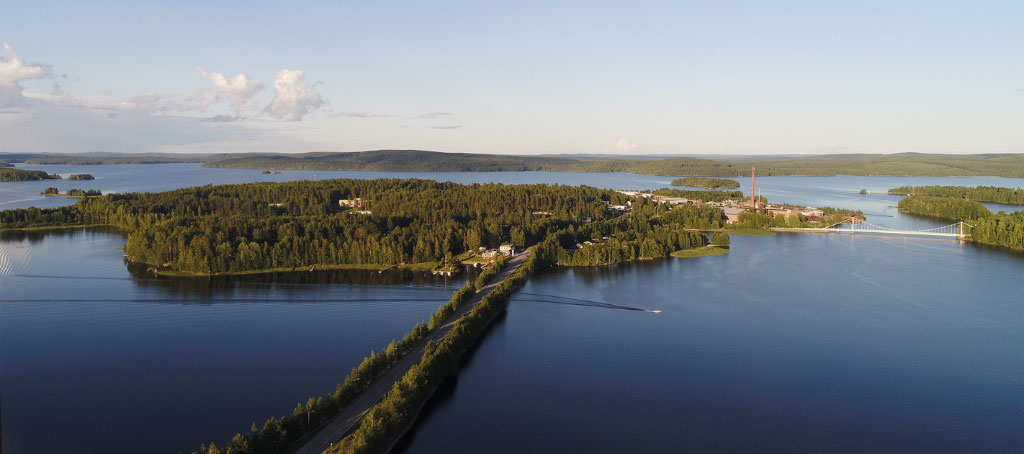 Idyllinen suomalainen kesäteatterimaisema Jyväskyl